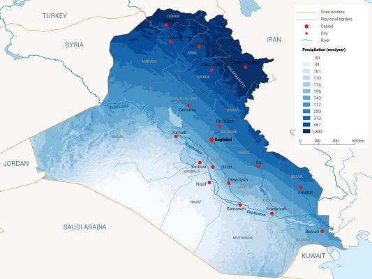 نقشه آبی عراق