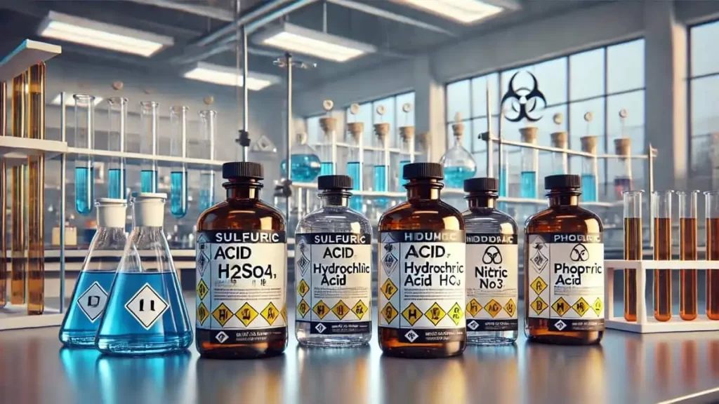 اسیدهای مهم در صنعت