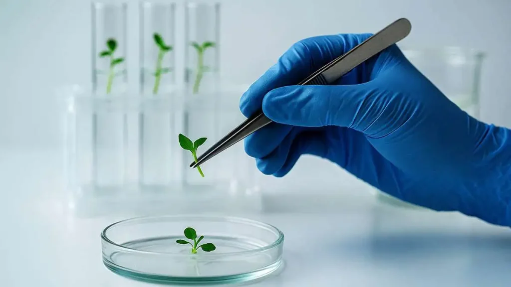 استریل سازی ریزنمونه کشت بافت