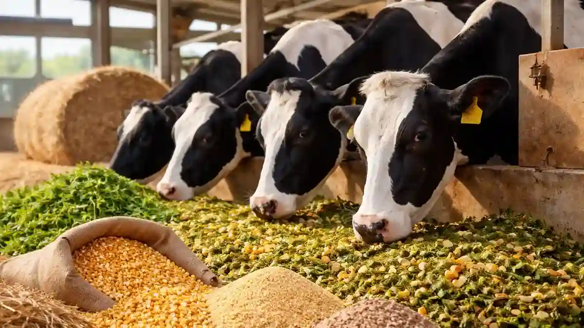 خوراک دام گاو شیری